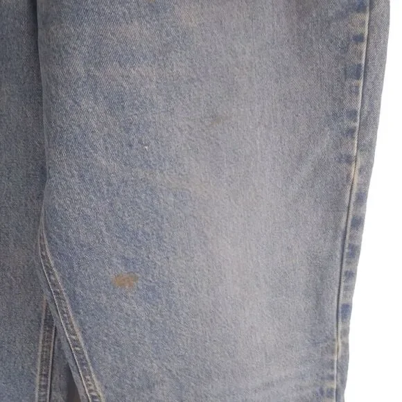 Carhartt Mens 40x30 Traditional Fit Distressed Stonewash Denim Jeans B180 STW - Picture 4 of 7